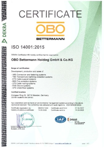 DIN EN ISO 14001 - englisch